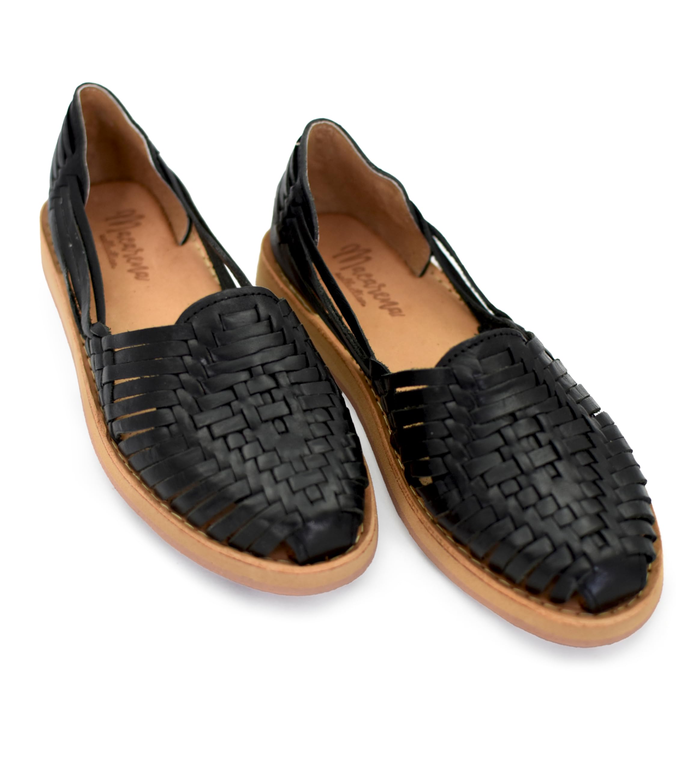 Macarena Collection Womens Shoes Leather Sandals for Women | Huarache Handmade Mexican Sandals | Comfortable & Stylish Womens Sandals 4150