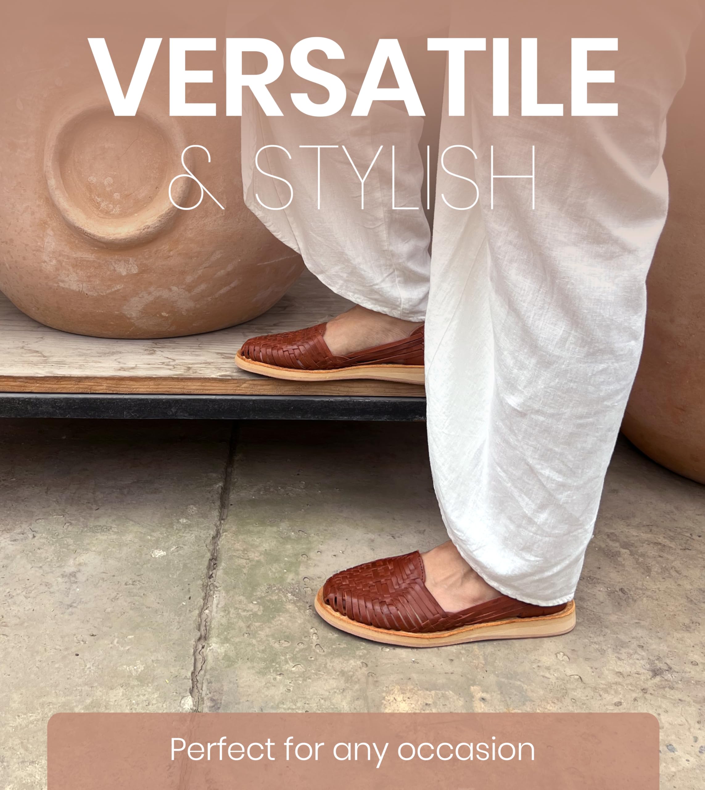 Macarena Collection Womens Shoes Leather Sandals for Women | Huarache Handmade Mexican Sandals | Comfortable & Stylish Womens Sandals 4150