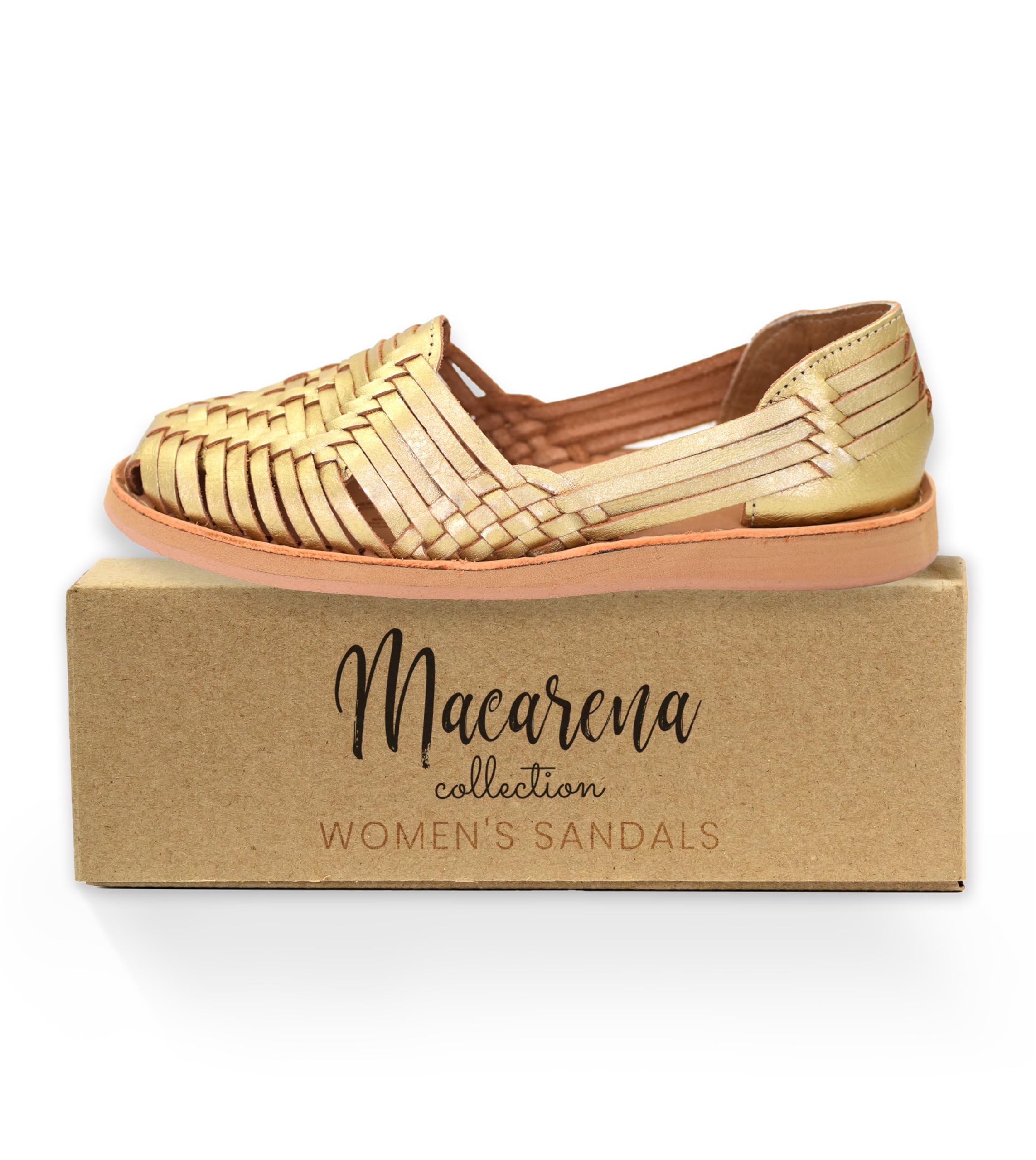 Macarena Collection Womens Shoes Leather Sandals for Women | Huarache Handmade Mexican Sandals | Comfortable & Stylish Womens Sandals 4150